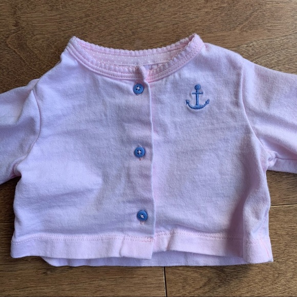 3/$10 CARTERS Baby girl cardigan 6m - Picture 2 of 4